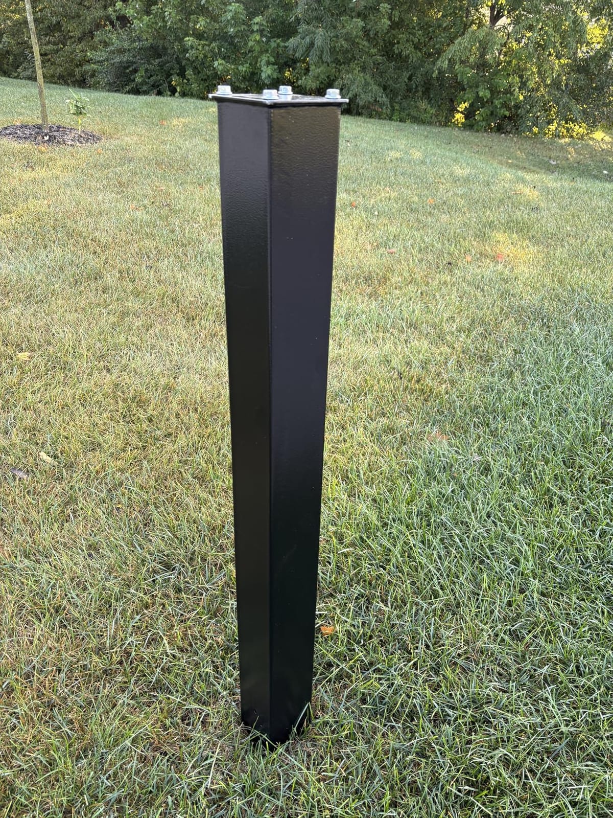 Mail Boss In-Ground Heavy Duty Steel Mailbox Post for Mail Boss Mailboxes | Rot-proof alternative to wood posts, powder-coated steel, pairs with all Mail Boss curbside mailboxes, in-ground install. customer photo 2