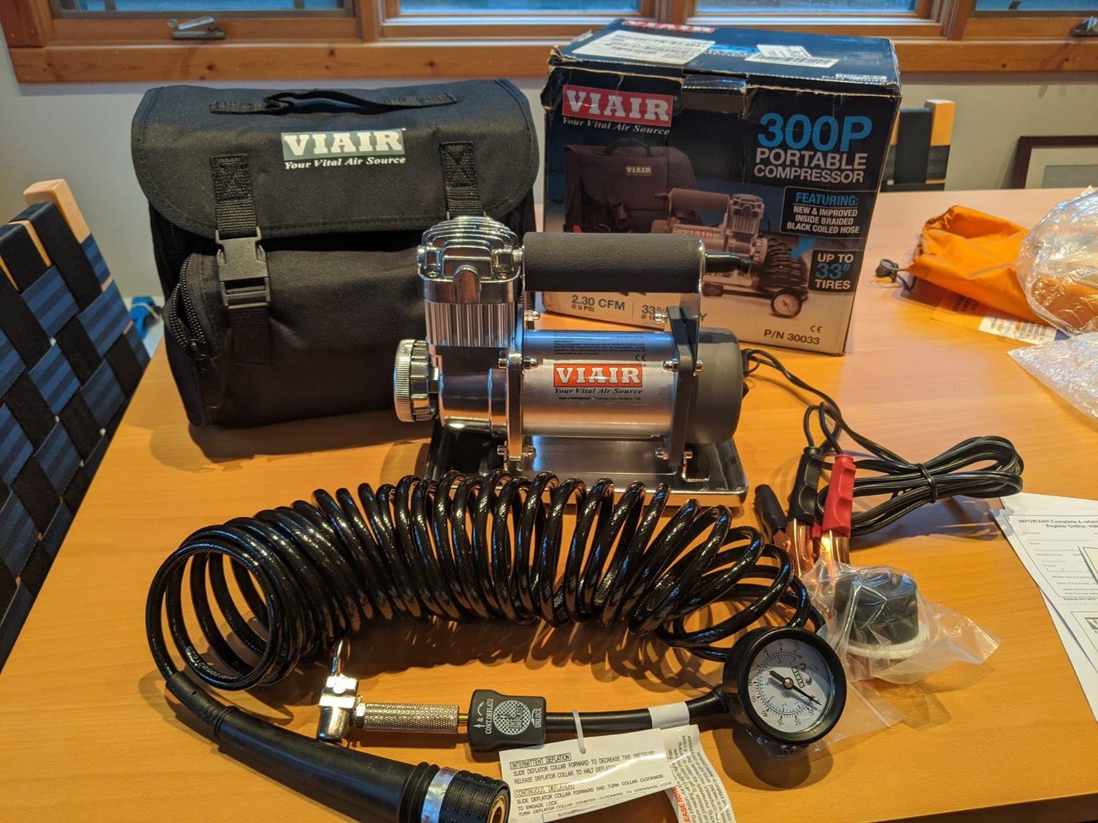 VIAIR 300P - 30033 Tire Inflator Portable Offroad Air Compressor for Truck & SUV, 12V On/Off Road Tire Pump Air Compressor Portable Heavy Duty 150 PSI customer photo 2