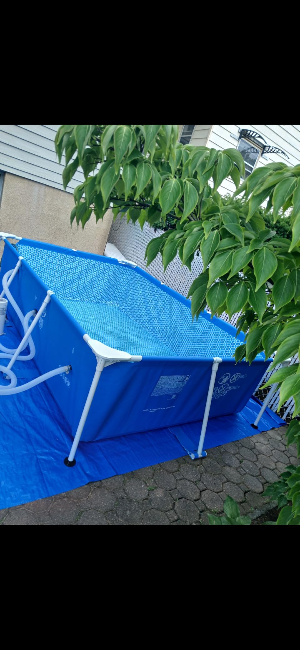 INTEX Metal Frame 14ft 9in x 7ft 3in x 33in Above Ground Swimming Pool | 28273EH - Pool Only (Pump Not Included) customer photo 1