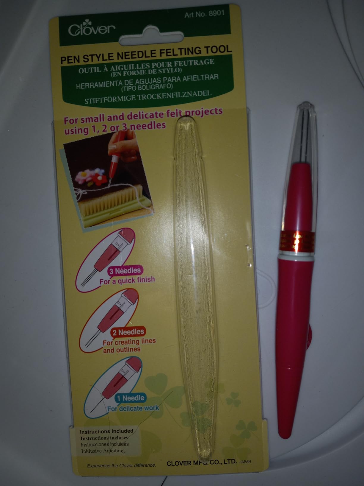 Clover 507079 Pen Style Needle Felting Tool - Original Version - 1 Pack customer photo 2