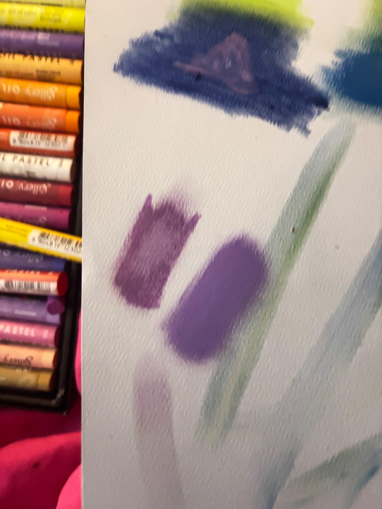 SAKURA Cray-Pas Junior Artist Soft Oil Pastels, 25 Color Set | Original Oil Pastels, Creamy Texture for Blending customer photo 1