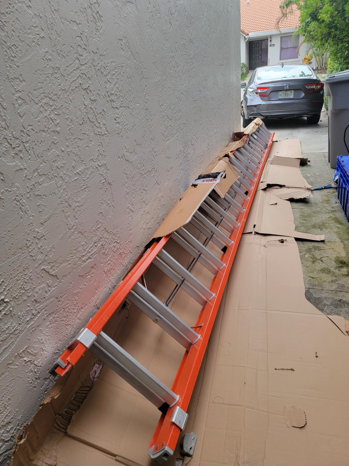 Louisville 24 ft Fiberglass Extension Ladder, FE3224, Type IA, 300 lbs customer photo 1