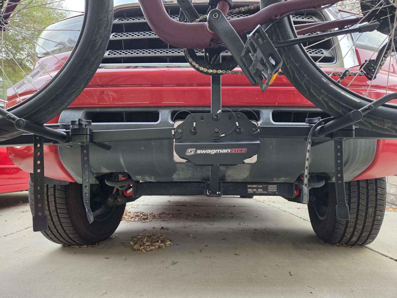 Swagman XTC2 Hitch Mount Bike Rack - Platform Carrier for 2 Bikes, Ratcheting Hook System, Compact Clam-Shell Folding Design customer photo 1