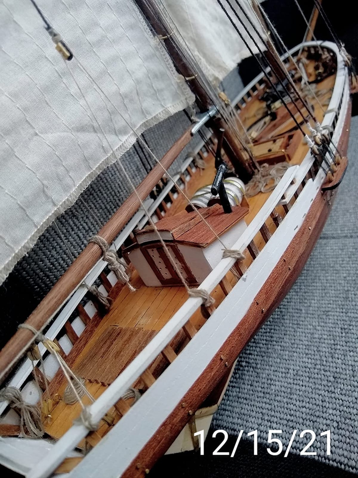 Artesanía Latina - Wooden Ship Model Kit - American Schooner, Virginia - Model 22115, 1:41 Scale - Models to Assemble - Beginner Level customer photo 1