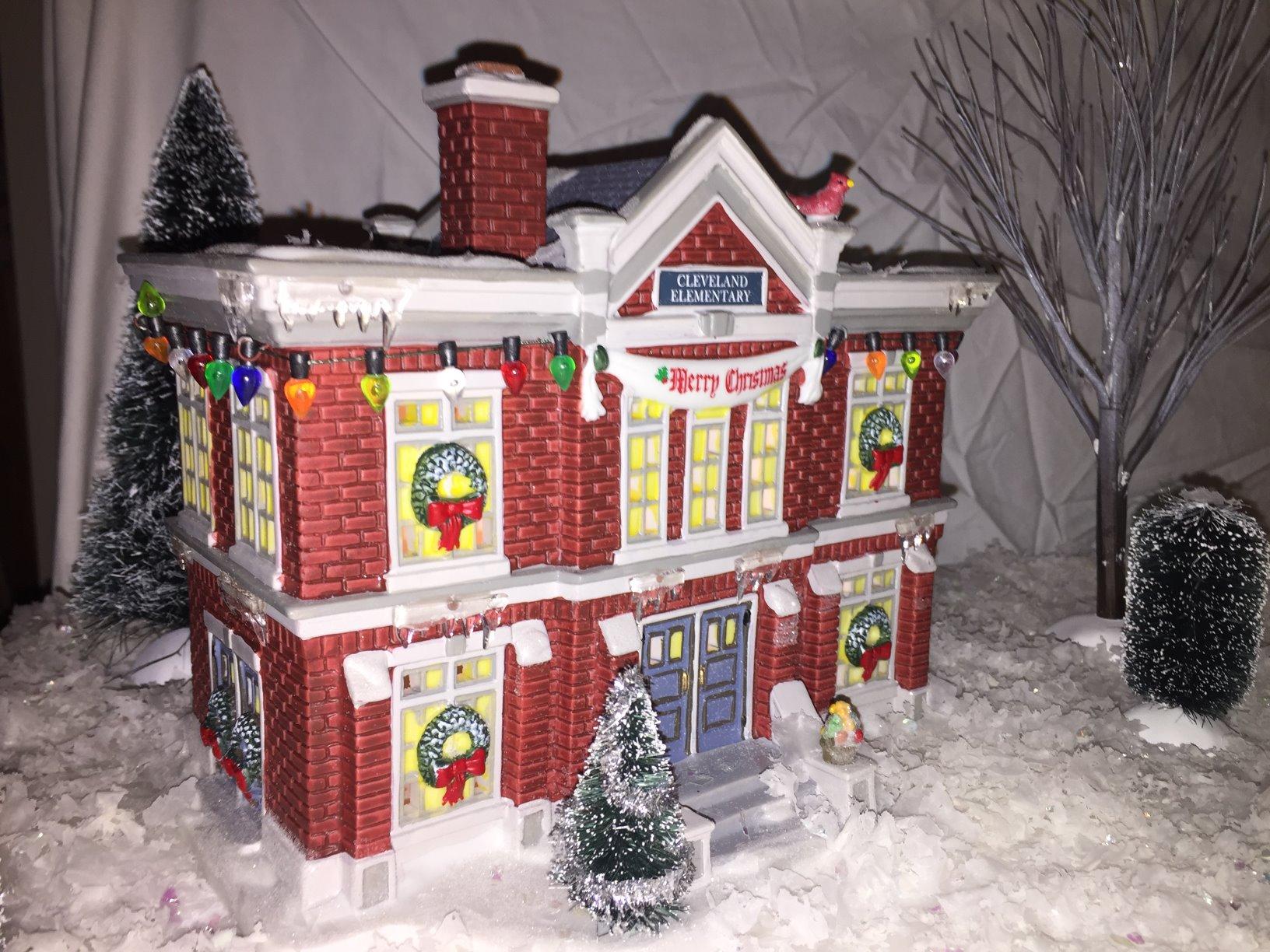 Department 56 Christmas Story Village Cleveland Elementary School customer photo 1
