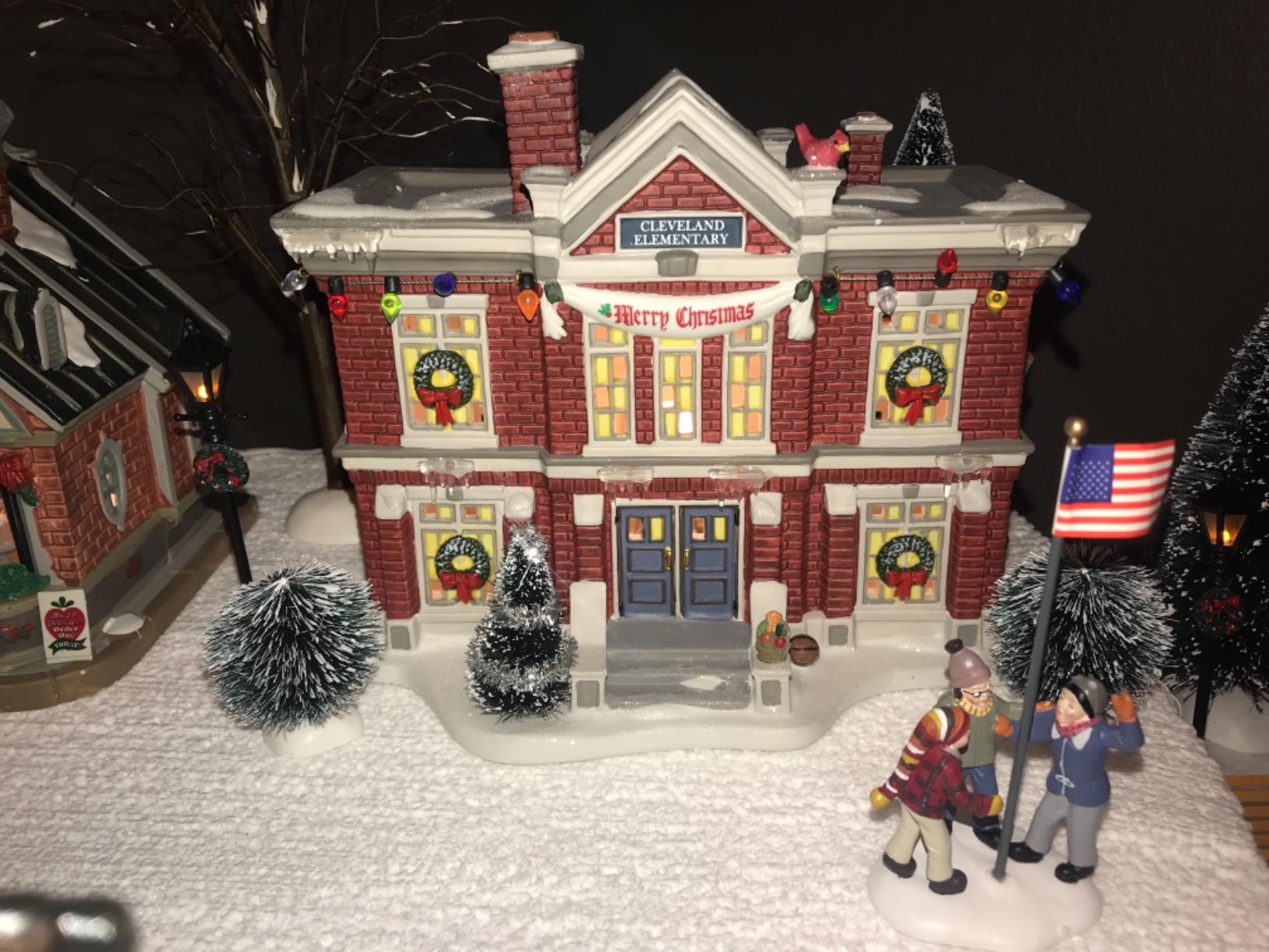 Department 56 Christmas Story Village Cleveland Elementary School customer photo 2