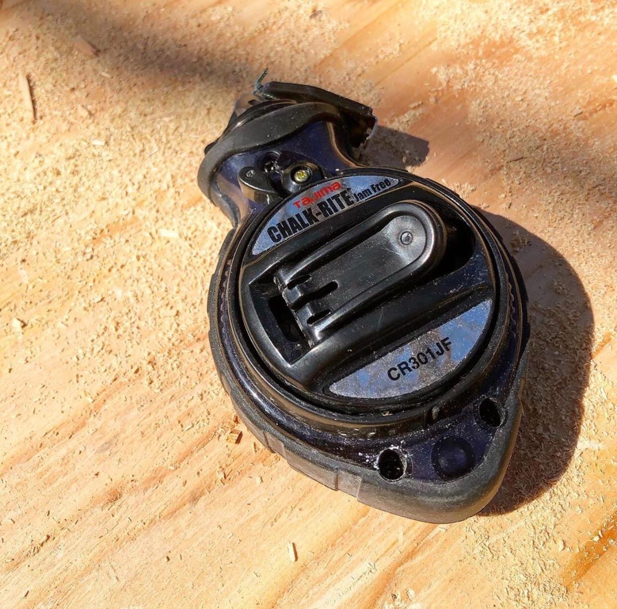 Tajima Chalk Line, ChalkRite Jam Free Bold | ChalkRite II Chalk Box Delivers Ultrathin 0.5 mm Snap Line, Engineered for Precision Construction Layouts, CR202BP customer photo 1
