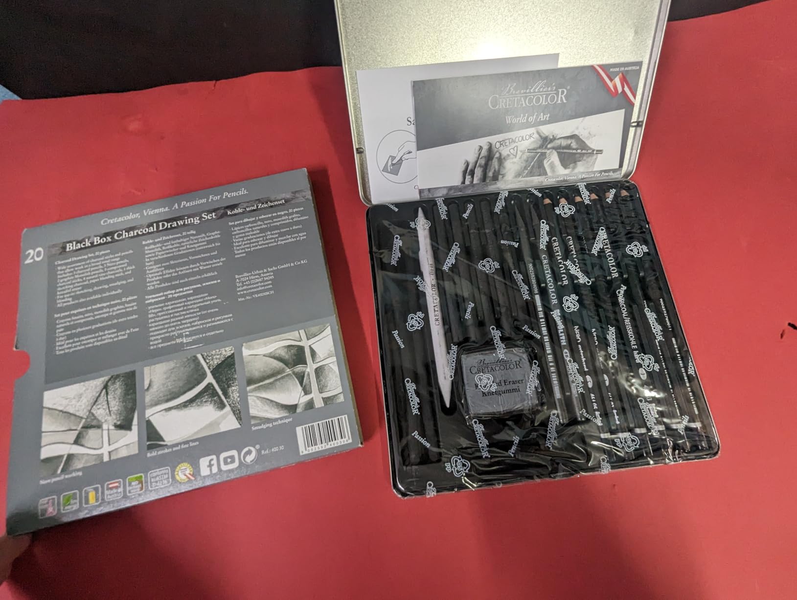 Cretacolor 400 30-Black Box 20-Piece Charcoal Set customer photo 2