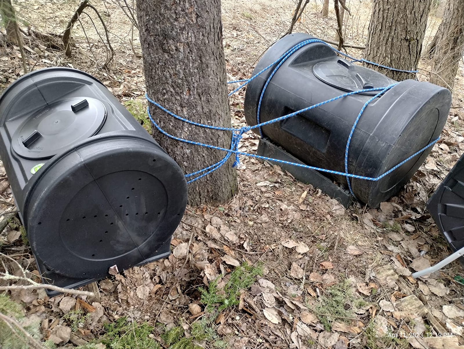Good Ideas Compost Wizard Jr. Tumbler, 7 Cubic Foot Capacity | Large Rotating Composter Bin, Holds 50 Gallons - Single Chamber Compost System for Gardening, Yard, & Plant Care customer photo 1