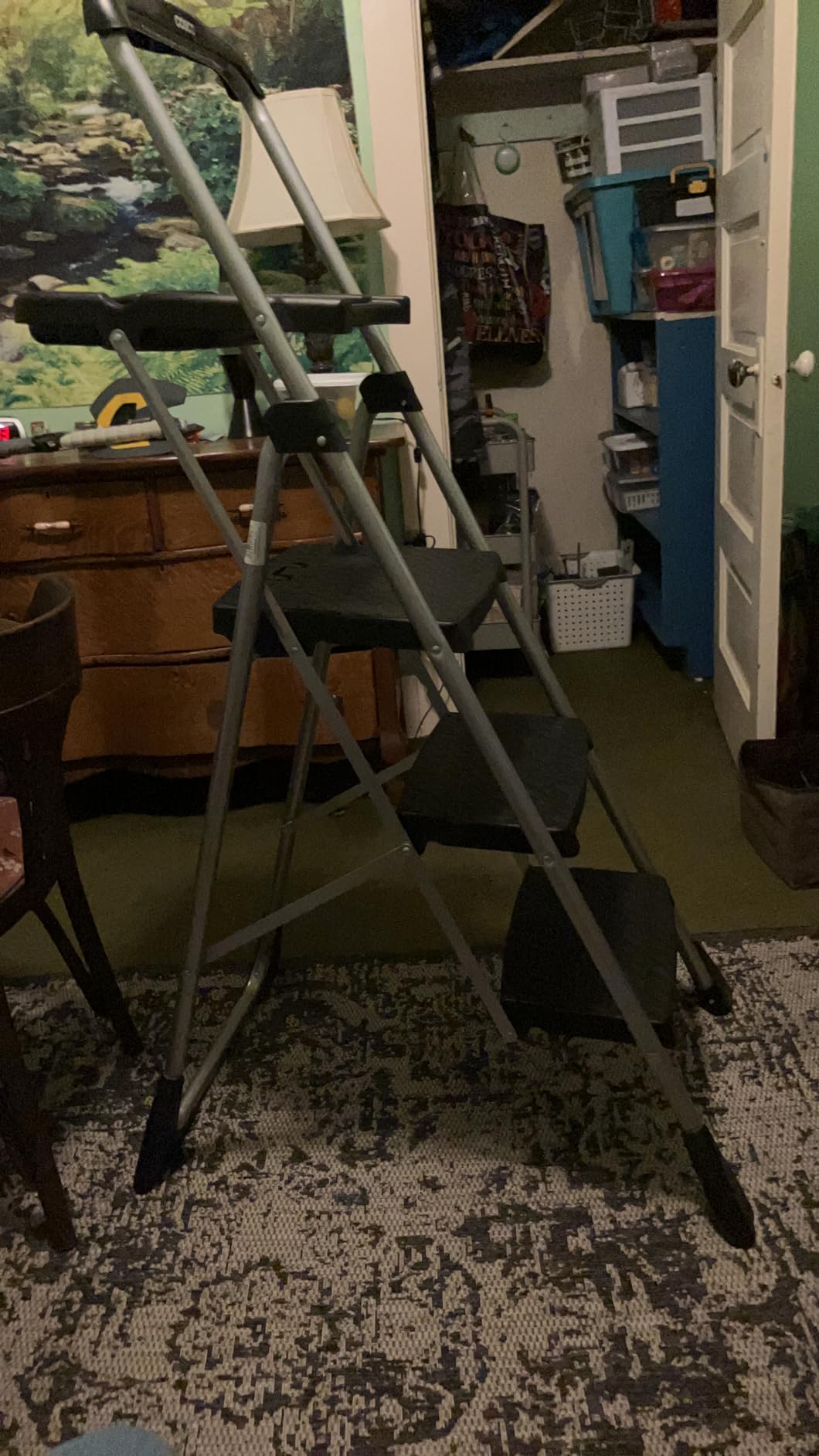Cosco Max Steel Work Platform, Easy Fold One-Hand Lock, Convenient Project Trays, Stable & Secure, ANSI Rated 225 lbs, 10 Year Warranty customer photo 1