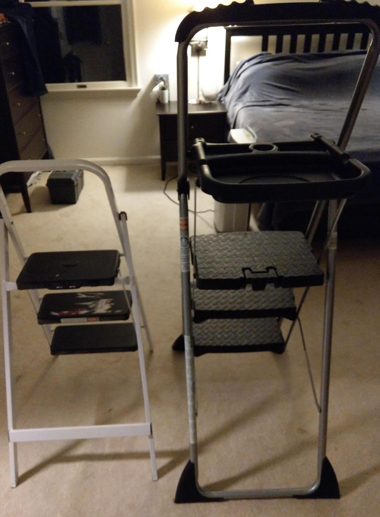 Cosco Max Steel Work Platform, Easy Fold One-Hand Lock, Convenient Project Trays, Stable & Secure, ANSI Rated 225 lbs, 10 Year Warranty customer photo 2