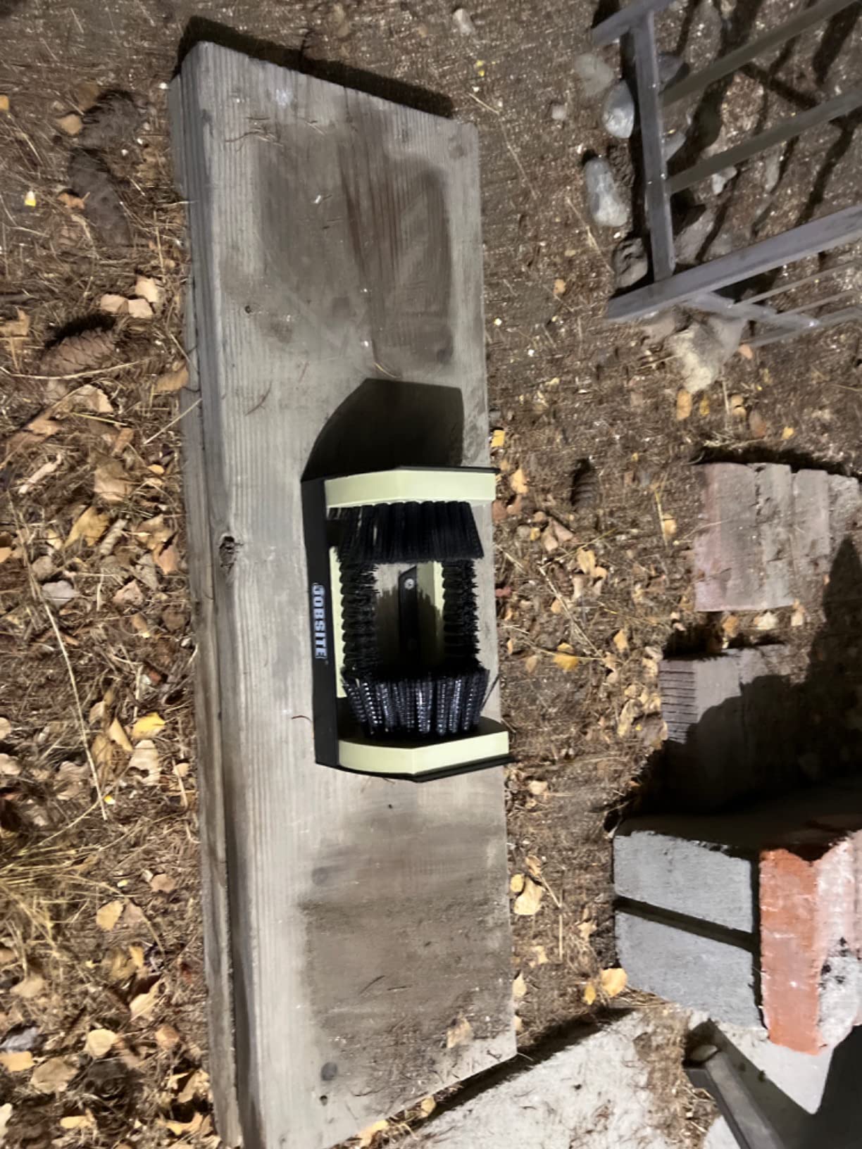 JobSite The Original Boot Scrubber - All Weather Industrial Shoe Cleaner & Scraper Brush customer photo 2