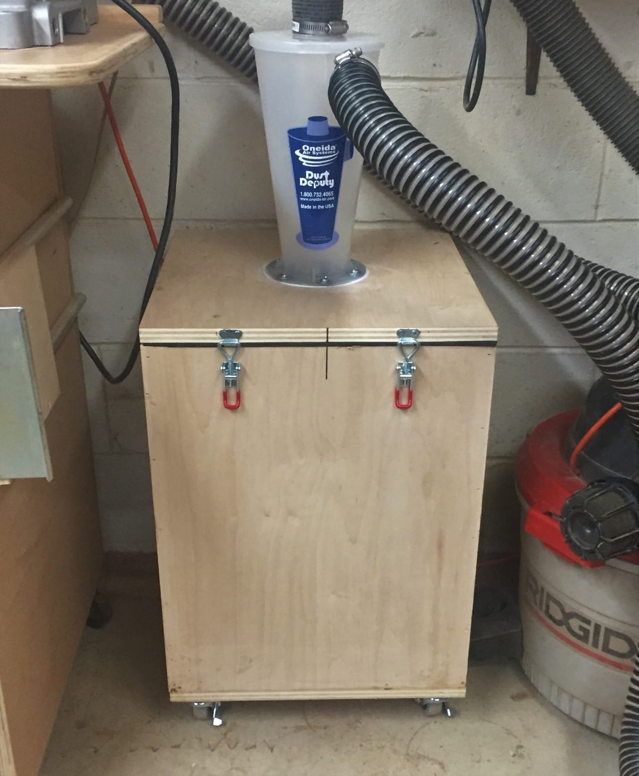 Oneida Air Systems Dust Deputy DIY Anti-Static Retrofit Cyclone Separator for Wet/Dry Shop Vacuums (DD DIY) customer photo 1