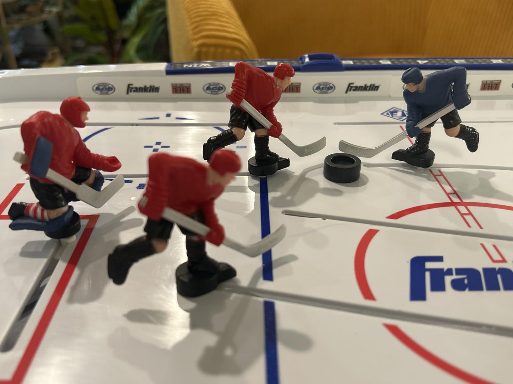 Franklin Sports Gameroom Tabletop Arcade Rod Hockey Game for Kids + Adults customer photo 1