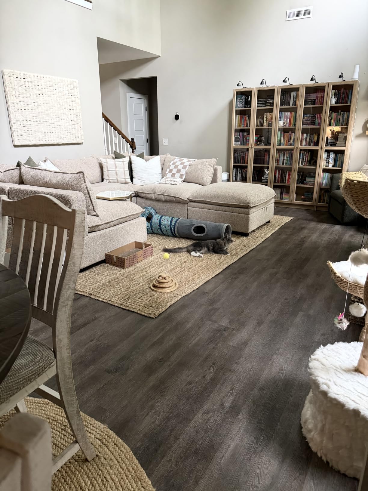 SAFAVIEH Area Rug 8x10 - Natural Fiber Collection - Large - Natural Brown, Handmade Jute, Farmhouse Style, Chunky Textured Thick Pile (NF447A) customer photo 1