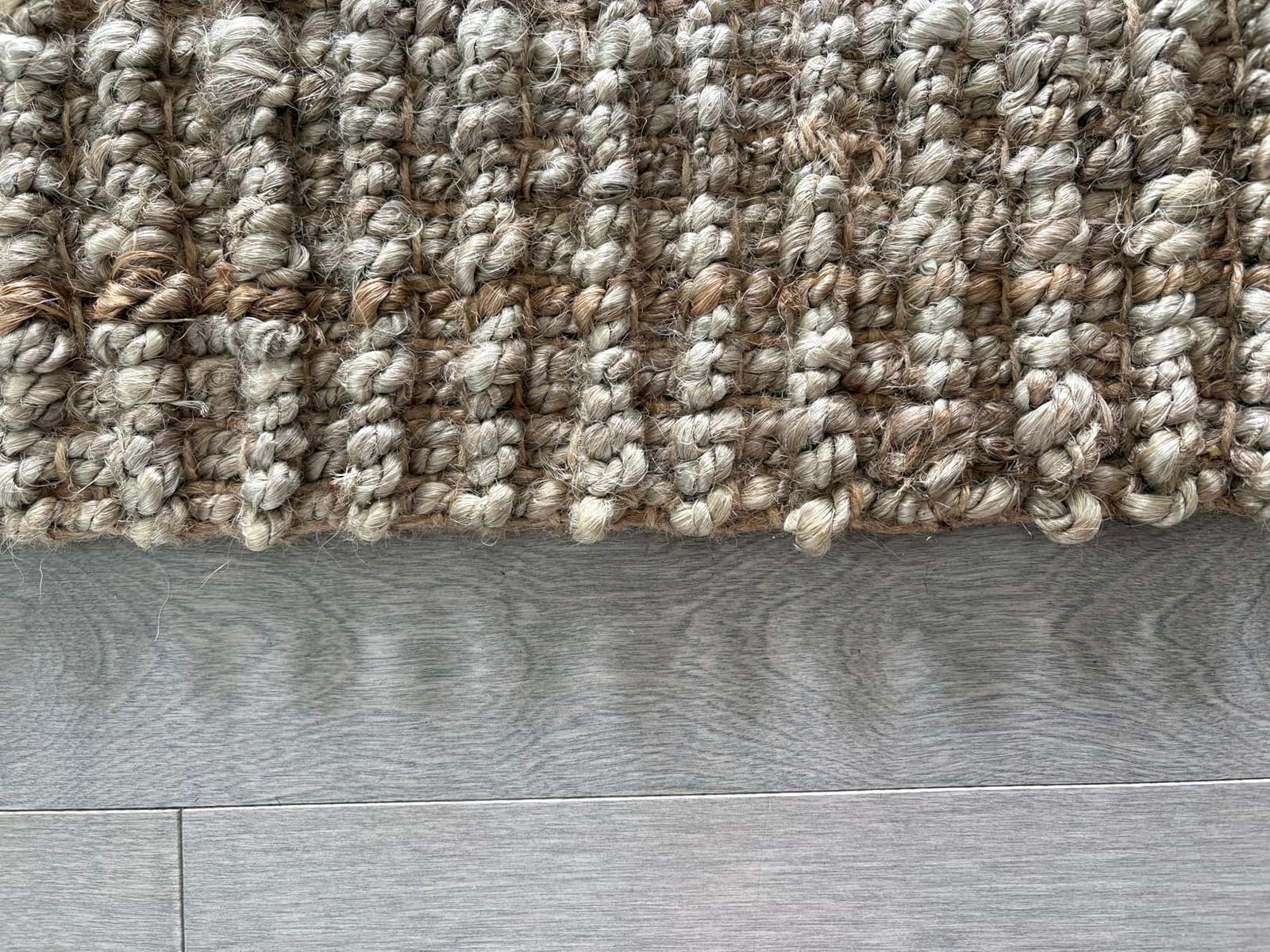 SAFAVIEH Area Rug 8x10 - Natural Fiber Collection - Large - Natural Brown, Handmade Jute, Farmhouse Style, Chunky Textured Thick Pile (NF447A) customer photo 2