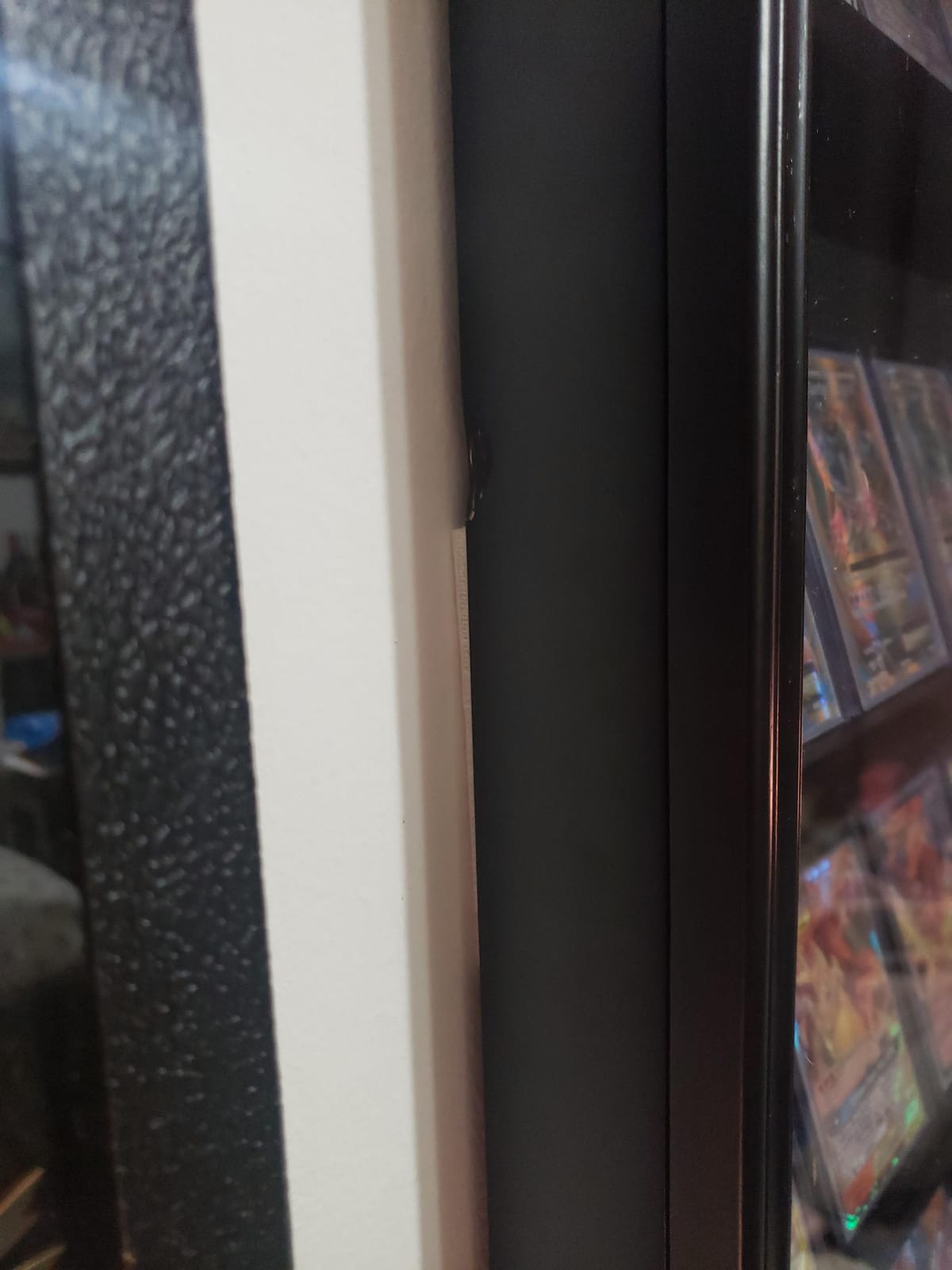 98% UV Protection Pro-Collector's Graded Sports Card Display Case for Football Baseball Basketball Hockey Comic Trading Cards, Lockable Door Horizontal (Black Finish) customer photo 2