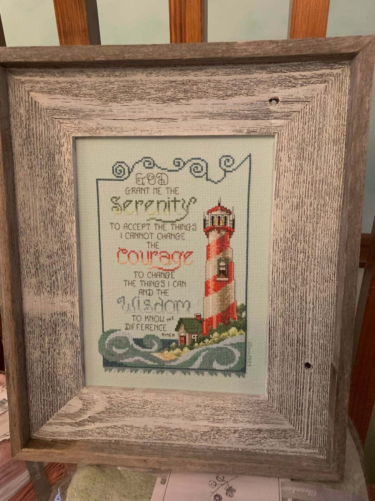 Janlynn Serenity Lighthouse Counted Cross Stitch Kit, Multi-Colored customer photo 2