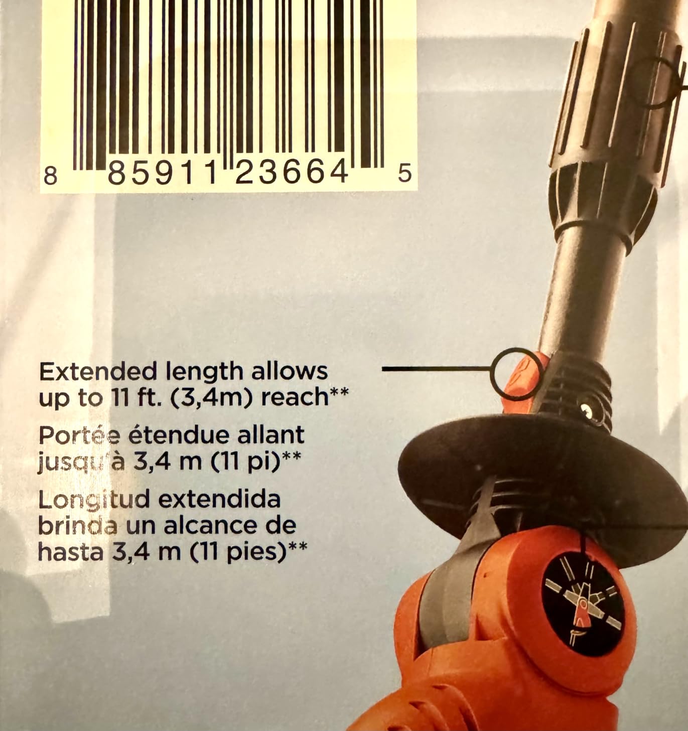 BLACK+DECKER 20V MAX Pole Hedge Trimmer Cordless with Battery and Charger, 18-Inch Dual Action Blade Power Hedge Trimmer, Extended Long Reach Hedger Up to 11 Ft, 180 Degrees Pivoting Head (LPHT120) customer photo 1