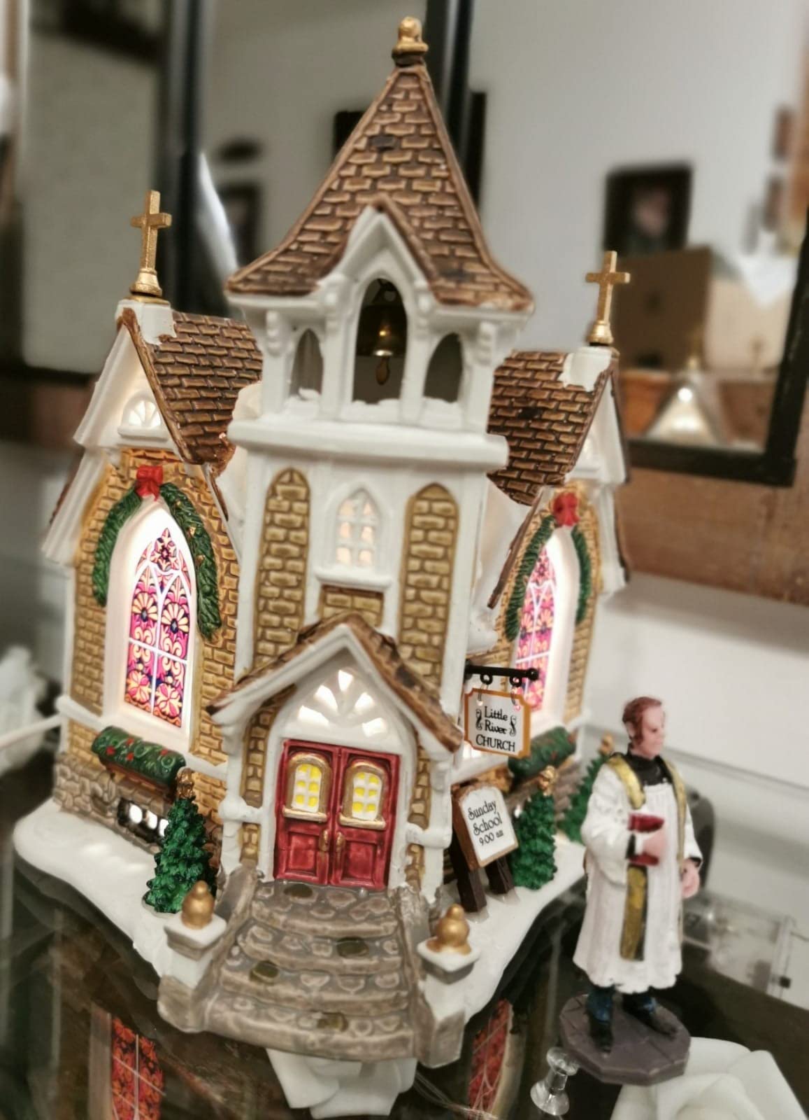 Lemax Christmas Village Little River Church Battery Operated Led - 45069 customer photo 2