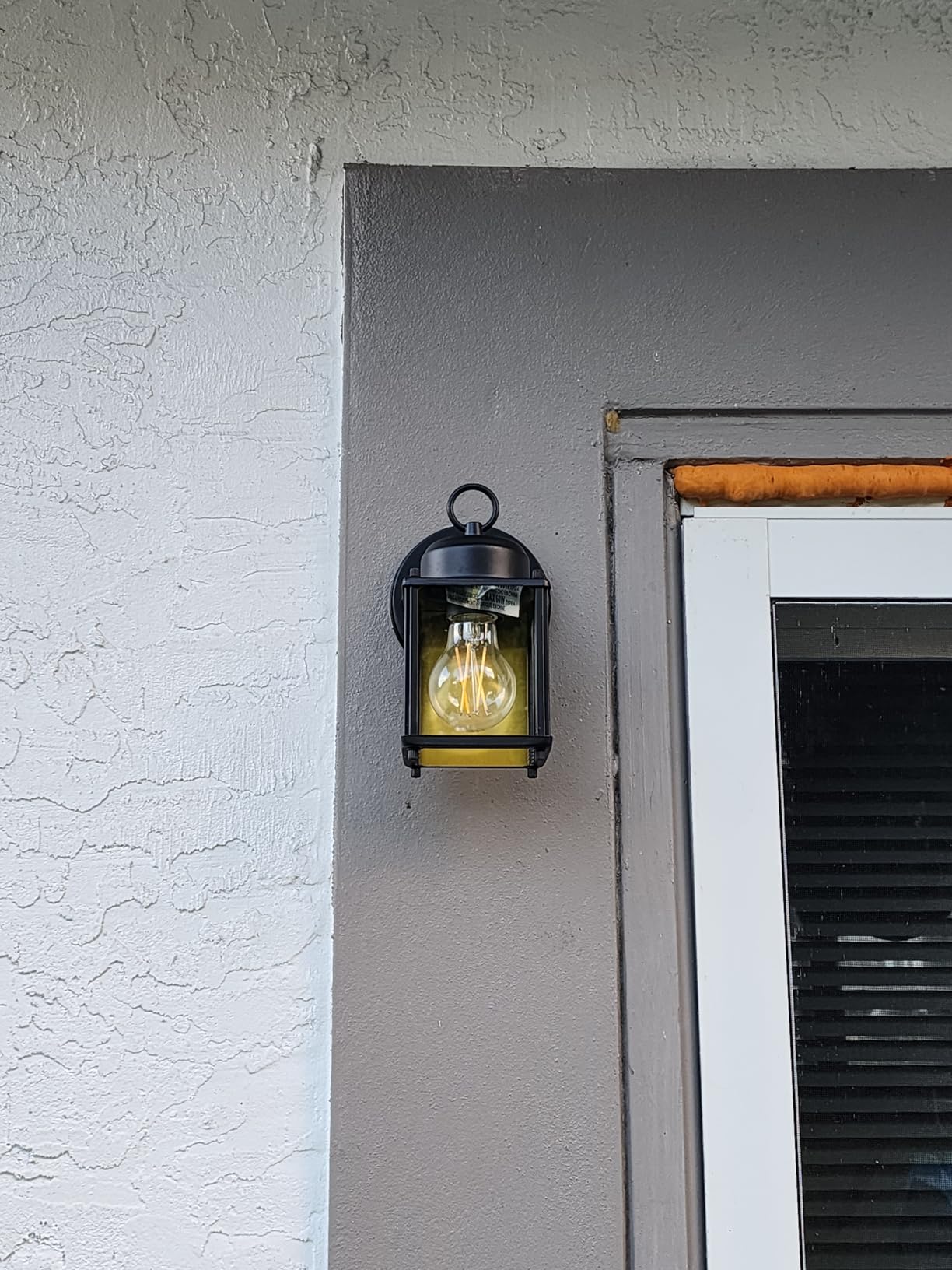 Designers Fountain 1161-RP Porch Outdoor Wall Lantern Sconce, 8in H, Rust Patina customer photo 1