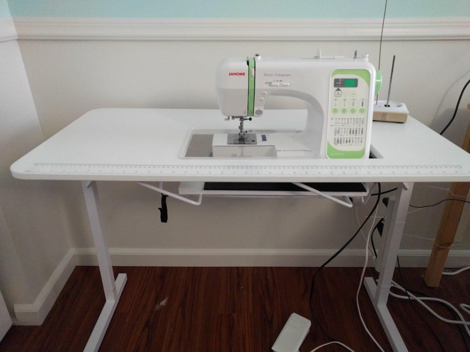 Arrow 611 Gidget II Folding Sewing, Cutting, Quilting, and Craft Table, Portable with Wheels and Lift customer photo 1