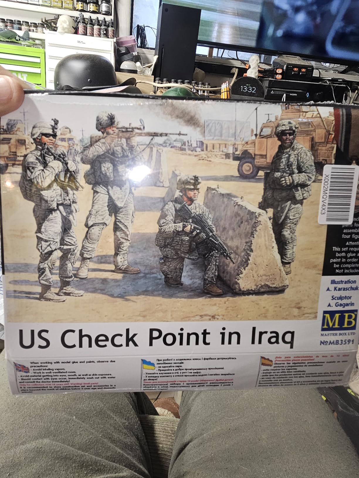 US Check Point in Iraq 1:35 Scale Military Model Kit customer photo 1