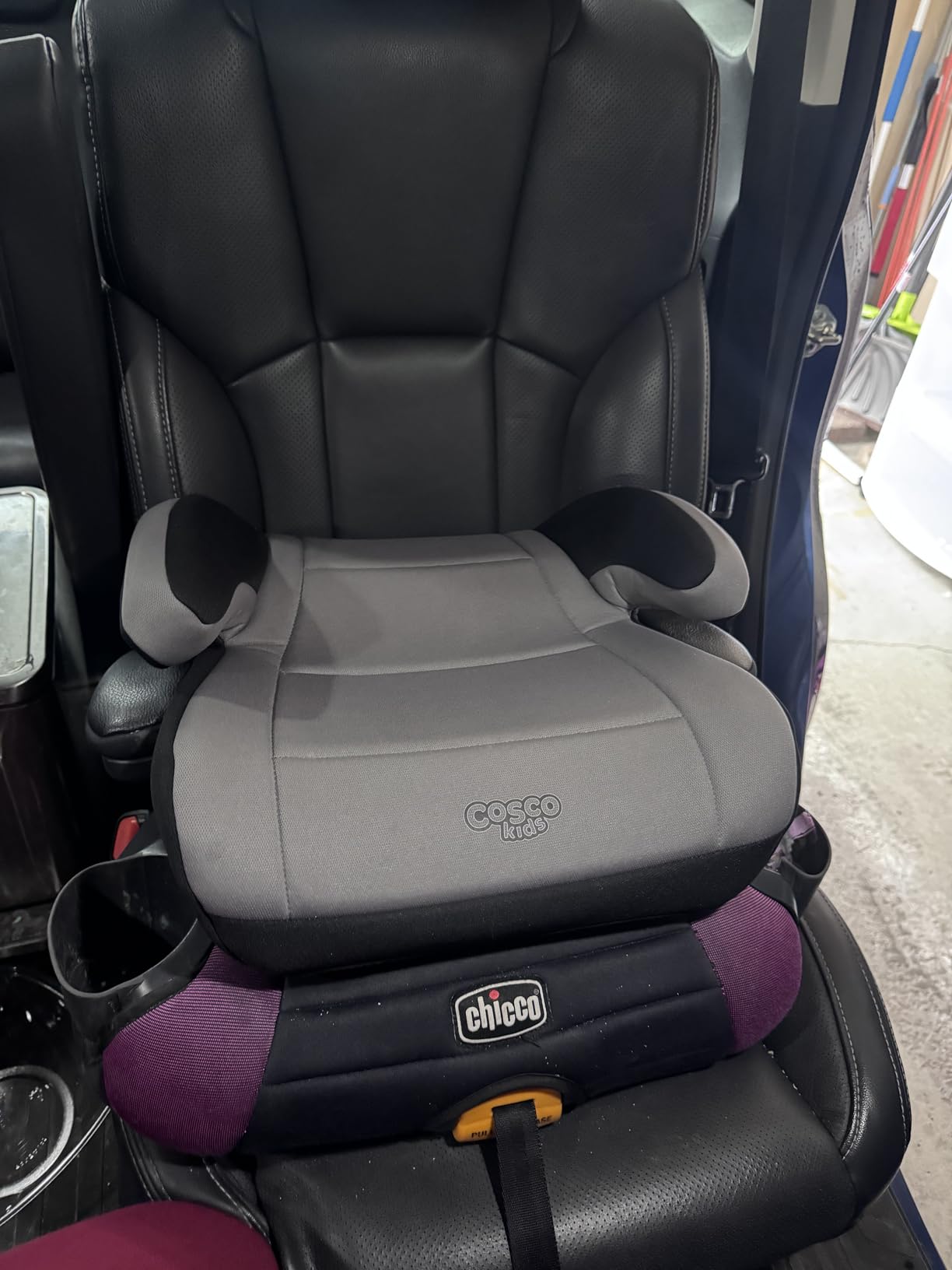 Cosco Topside Backless Booster Car Seat, Lightweight Booster Seats for Cars 40-100 lbs, Backless Booster Seat for Car, Leo customer photo 2