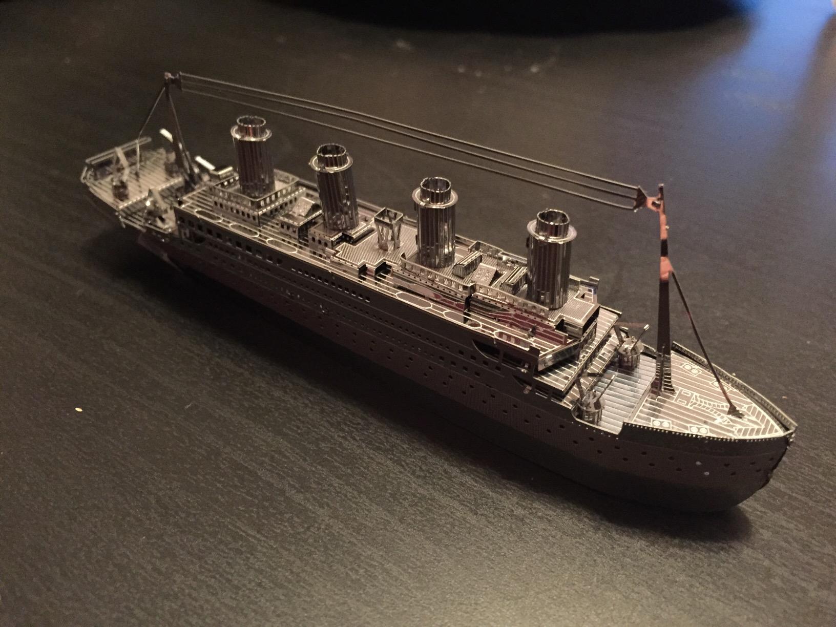 Metal Earth Titanic 3D Metal Model Kit Fascinations customer photo 1