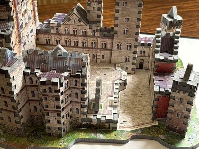 Wrebbit3D Neuschwanstein Castle 3D Puzzle | 890 Jigsaw Puzzle Pieces | Germany Iconic Landmark and Architectural Masterpiece customer photo 1