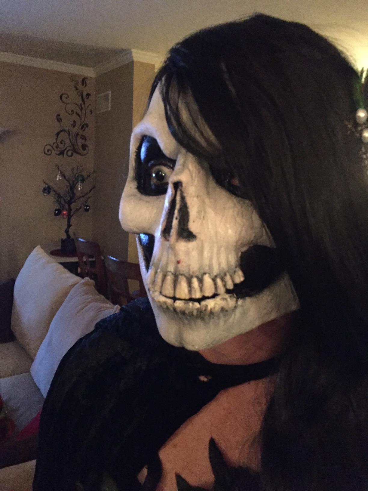 Skull Foam Latex Prosthetic Adult Size customer photo 1