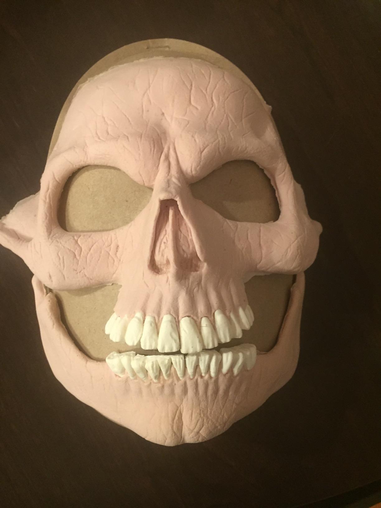 Skull Foam Latex Prosthetic Adult Size customer photo 2