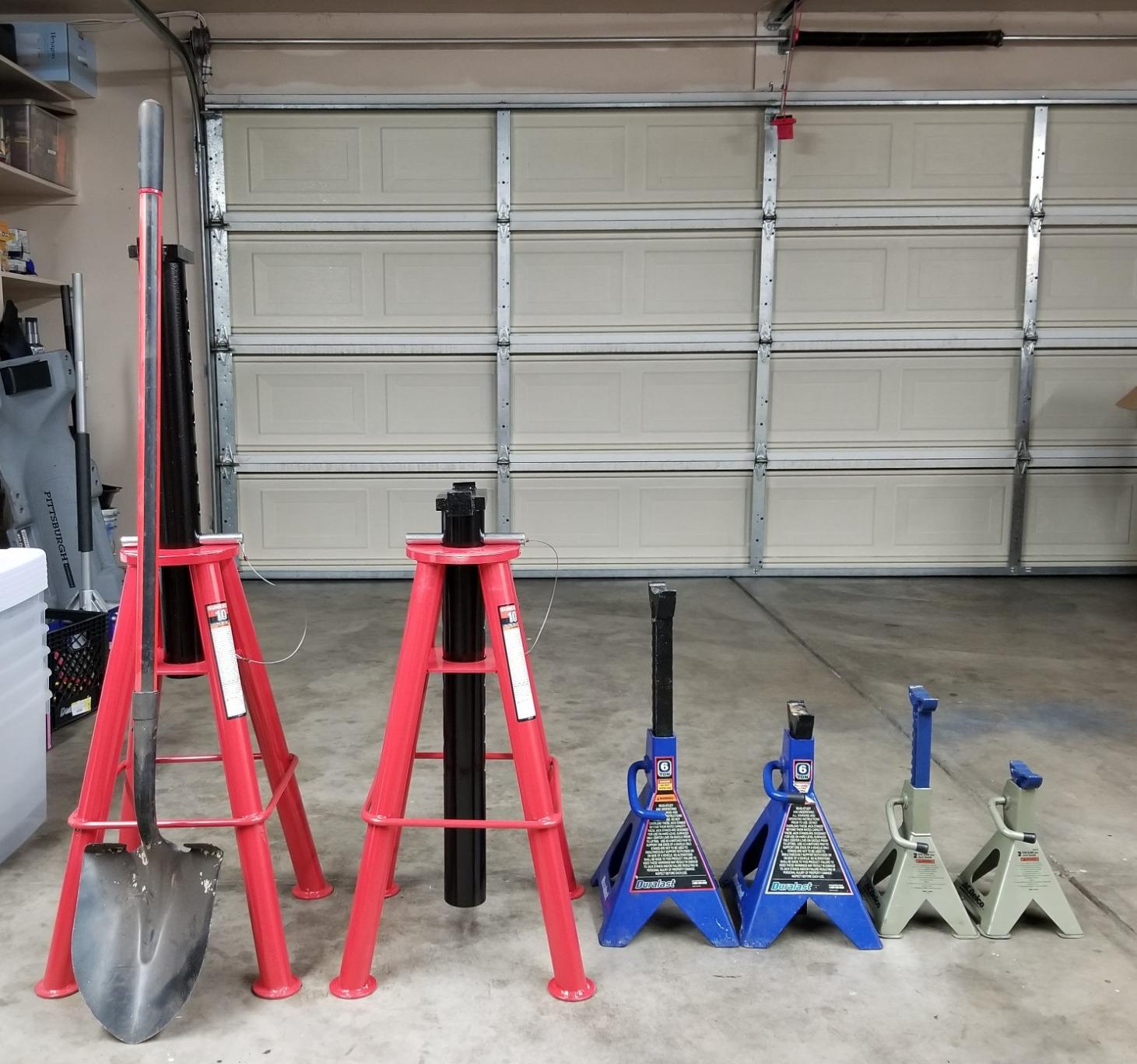 Sunex 1410 10-Ton, High Height, Pin Type, Jack Stands, Pair customer photo 2