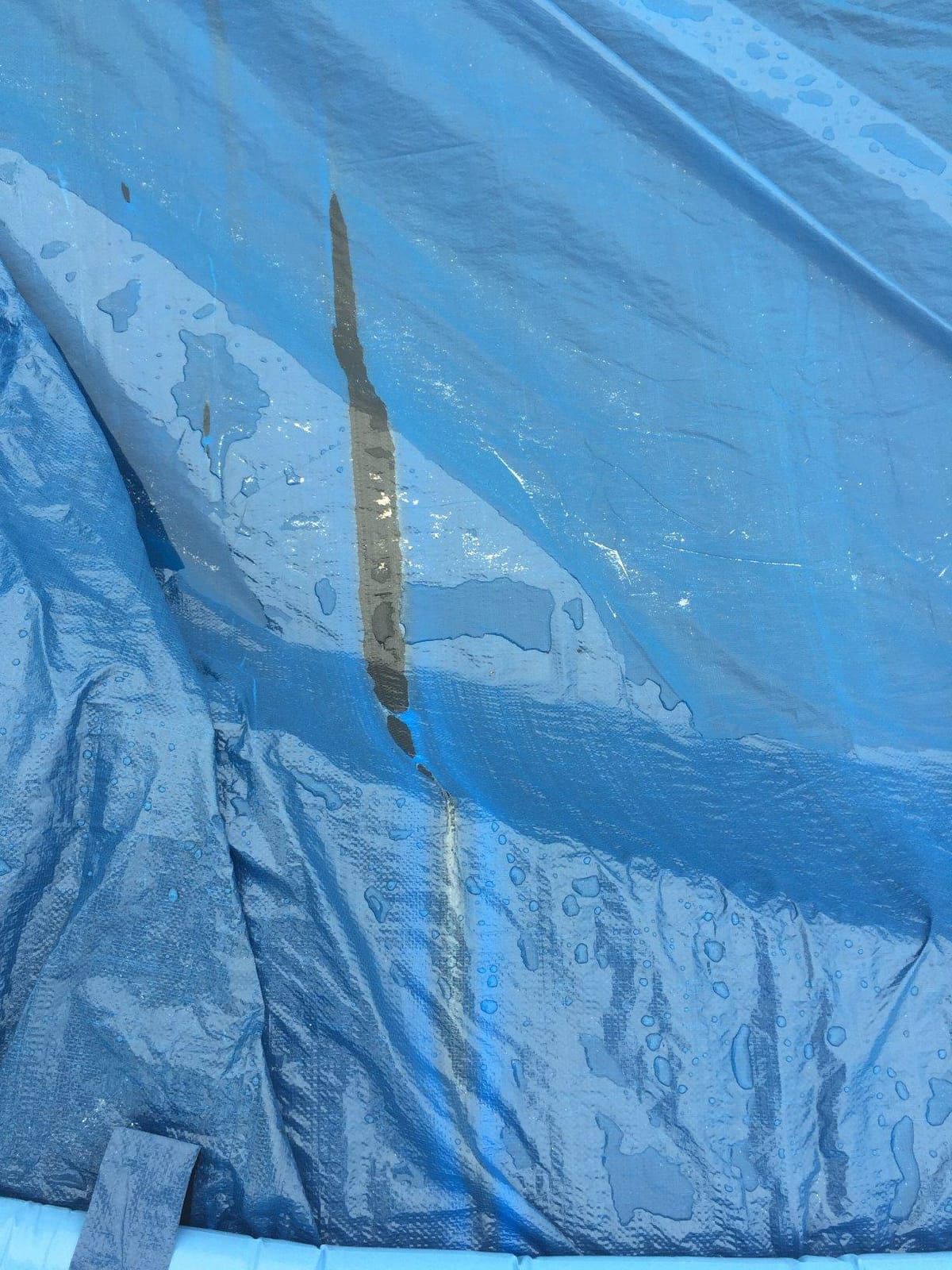 Robelle 20 x 40 ft Heavy Duty Super Winter Pool Cover for Inground Pools | Blue Pool Cover, 5 ft Overlap (25 x 45ft Cover Size), Solid 8 x 8 Scrim, 2.36 oz/yd2, 10-Year Warranty, Style: 352040R customer photo 1