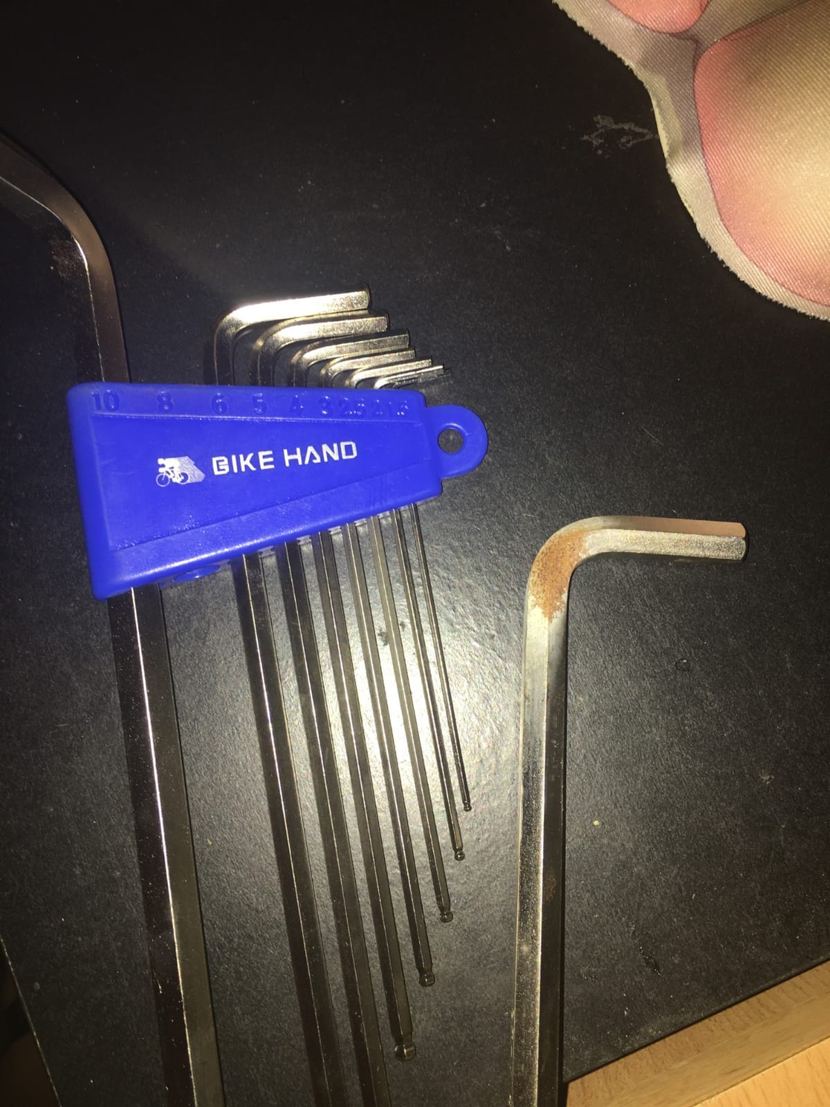 BIKEHAND Heavy Duty Precise Bike Bicycle Head Hex Allen Wrenches Set - 9 Pieces - with Long Arm Ball End -1.5/2/2.5/3/4/5/6/8/10mm - Silver customer photo 1
