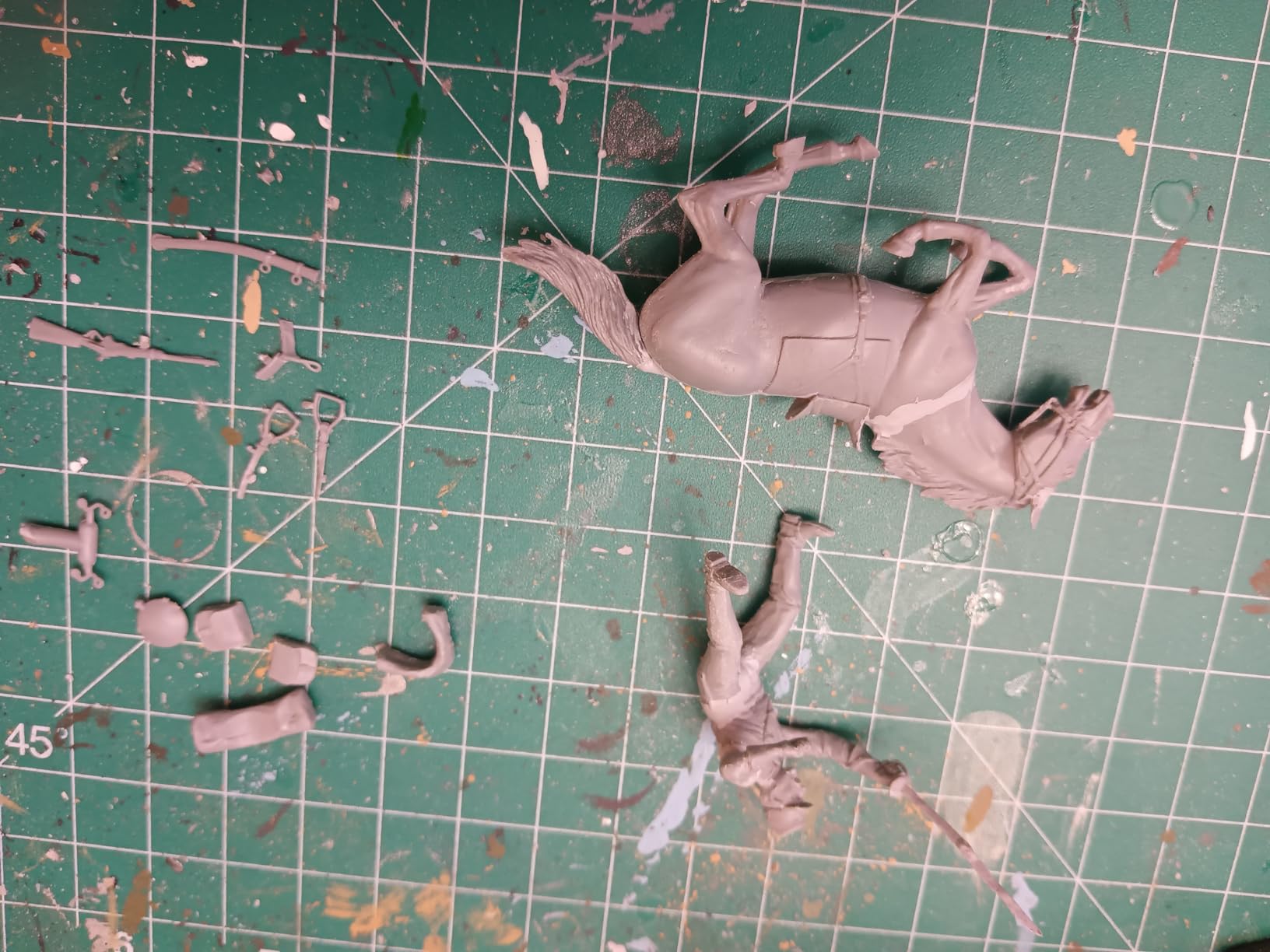 Master Box Models '8th Pennsylvania Cavalry Regiment' Model Building Kit - U.S. Civil War Series, 3 Horses and 3 Riders, Scale 1/35 customer photo 1