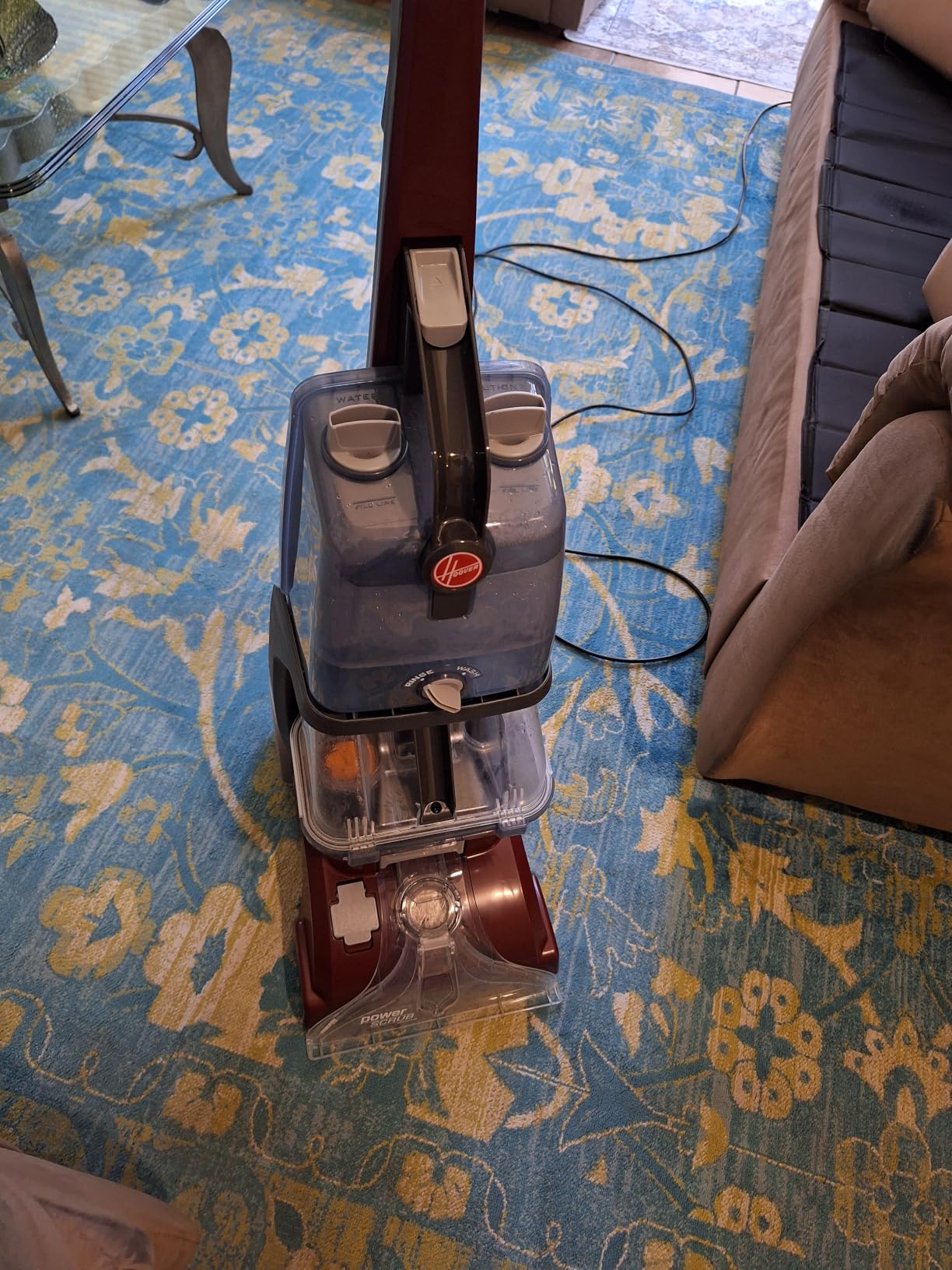 Hoover PowerScrub Deluxe Carpet Cleaner Machine, Pet & Upholstery Tools | Deep Cleaning Carpet Shampooer Machine, SpinScrub Brushes, HeatForce Drying, Pair with Hoover Carpet Cleaner Solution customer photo 2