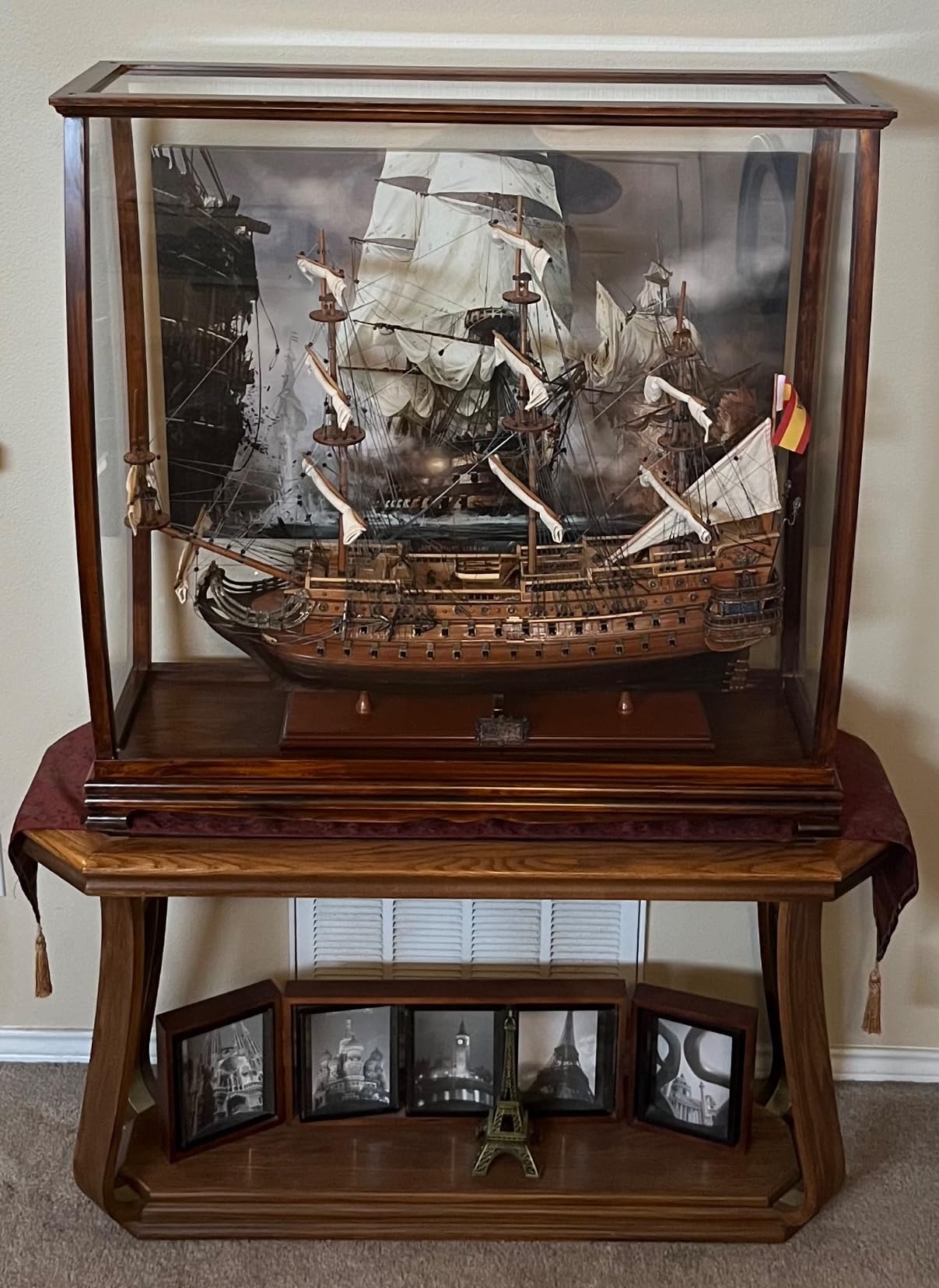 Old Modern Handicrafts San Felipe Exclusive Edition Model Ship - Fully Assembled Ship - Premium Wood Ship Model - 37H x 12W x 37D customer photo 2