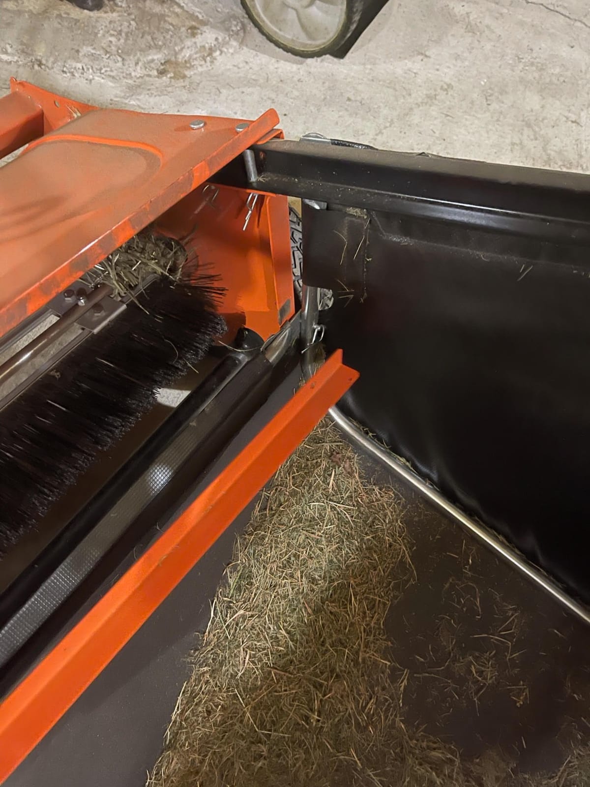 Agri-Fab 44 In Tow-Behind Lawn Sweeper with 28 Cu Ft Flow-Through Hopper Bag, Adjustable Brush Height, and Dump From Seat Handle customer photo 1