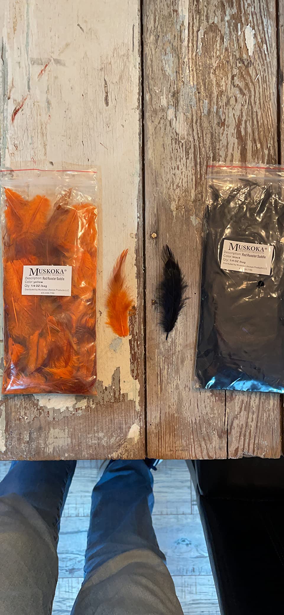 Premium Fly Tying Materials Kit - Comprehensive Variety Pack for Fly Fishing, UV Dyed Marabou, Hackle, Peacock Feathers, Synthetic Dubbing, Ideal for Trout Fishing, Beginners & Experts customer photo 2