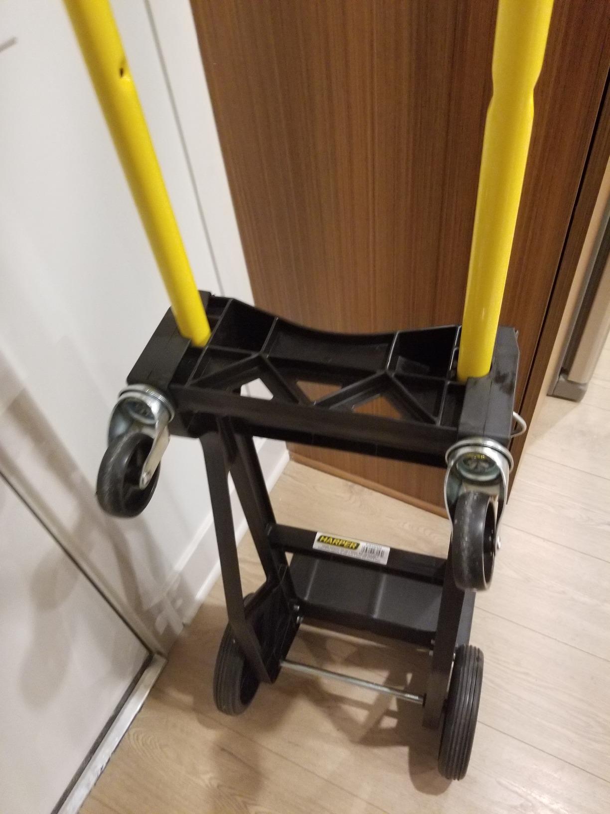 Harper Trucks Convertible Nylon Hand Truck w/ Stair Glides, 300lb Dolly & 400lb Cart Limit customer photo 2