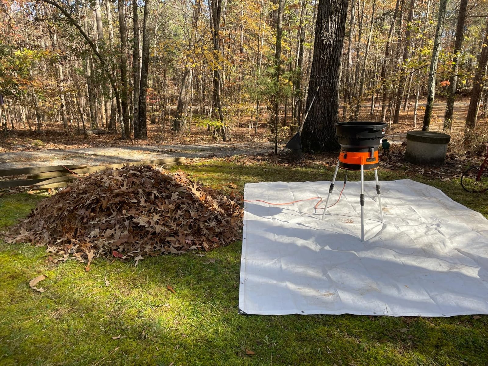 Yard Force YF8000LS Electric Leaf Mulcher/Shredder with Bonus Accessory Kit, One Size, Black/Orange customer photo 2