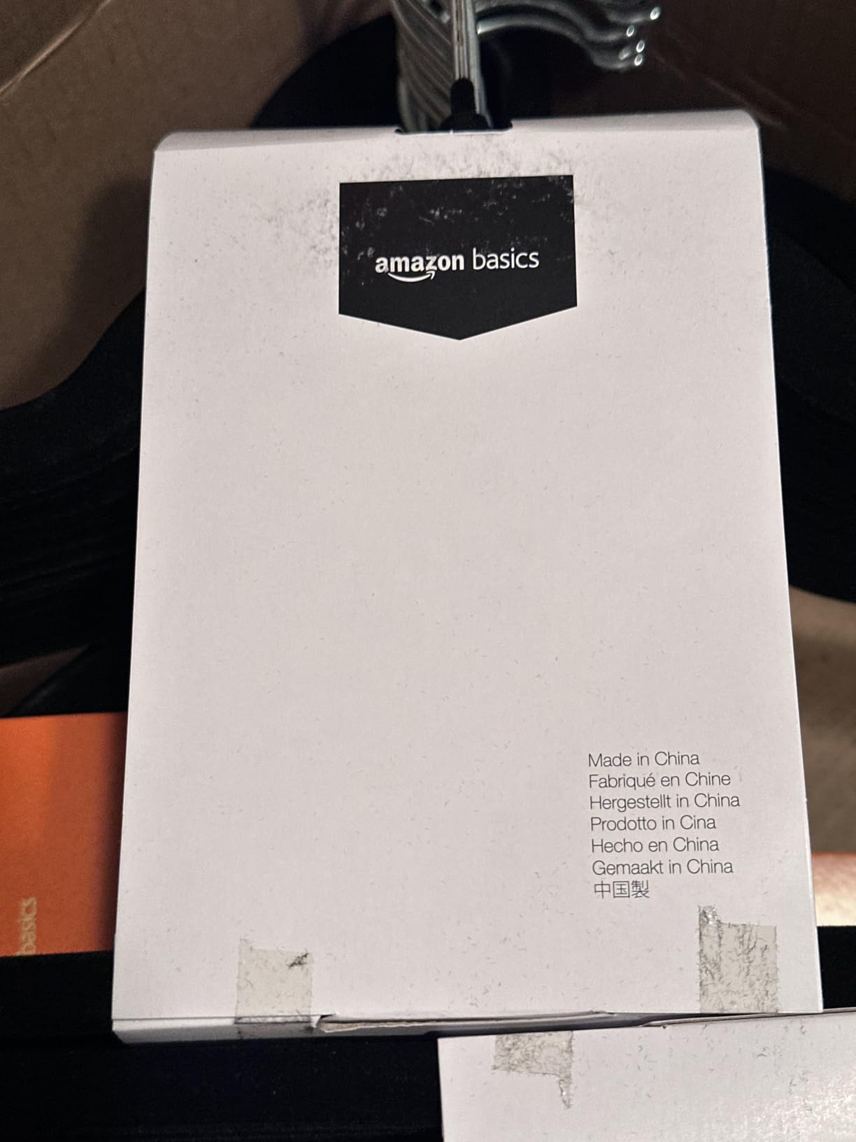 Amazon Basics Slim Velvet Non-Slip Space Saving Suit Clothes Hangers, Closet Organizer, Black, 50-Pack customer photo 2