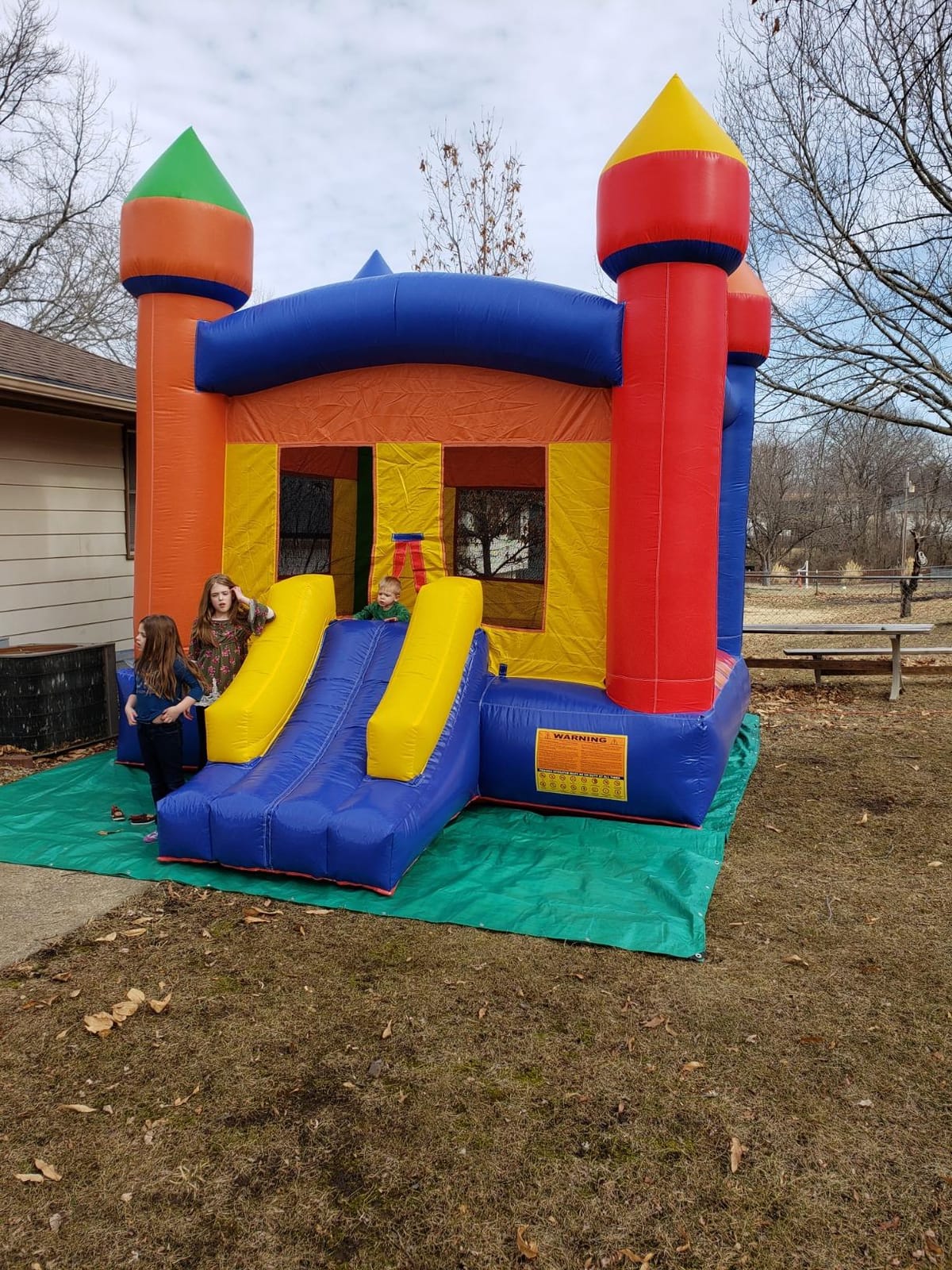 Commercial Grade Castle Bounce House 100% PVC with Blower customer photo 1