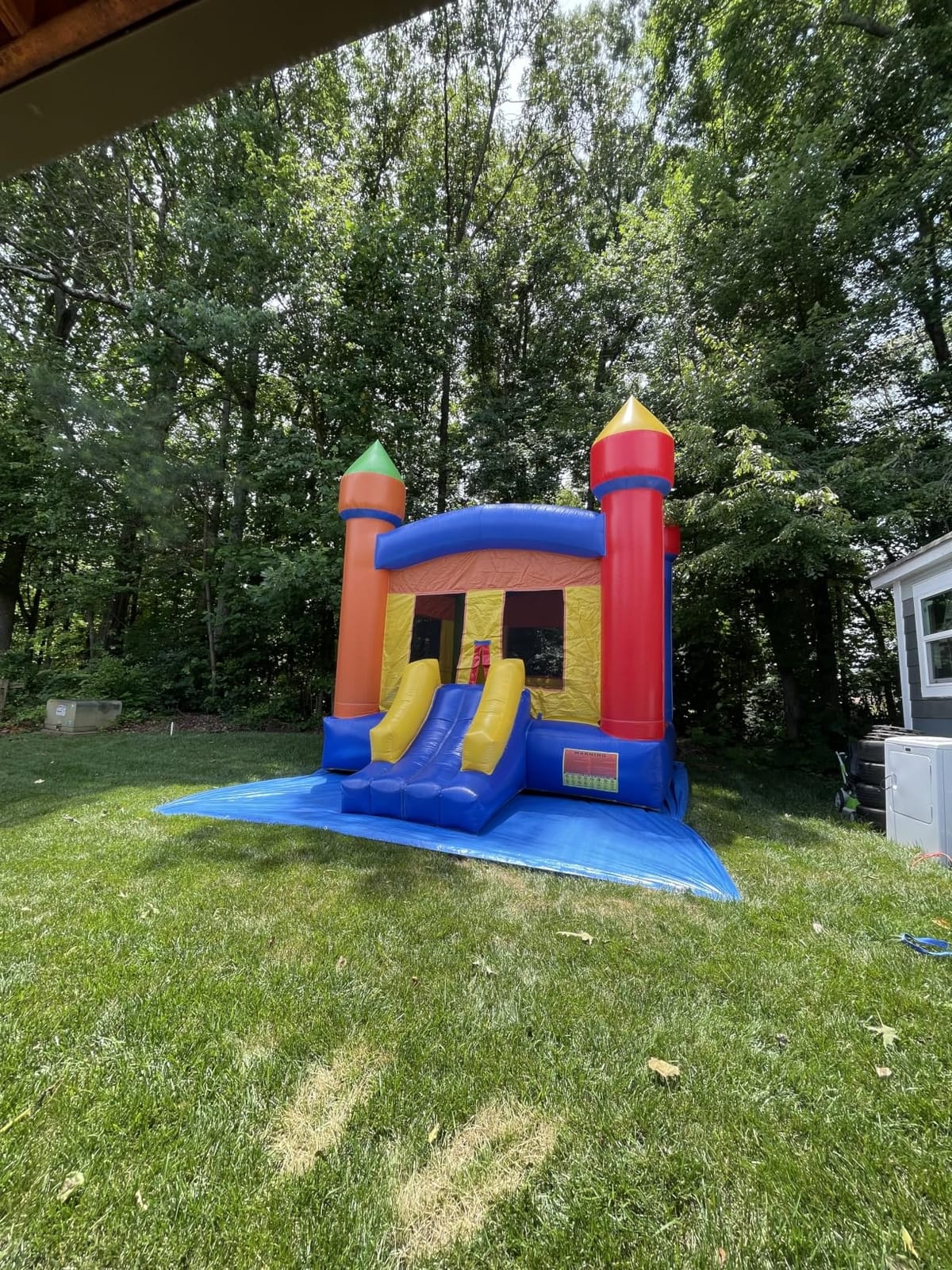 Commercial Grade Castle Bounce House 100% PVC with Blower customer photo 2
