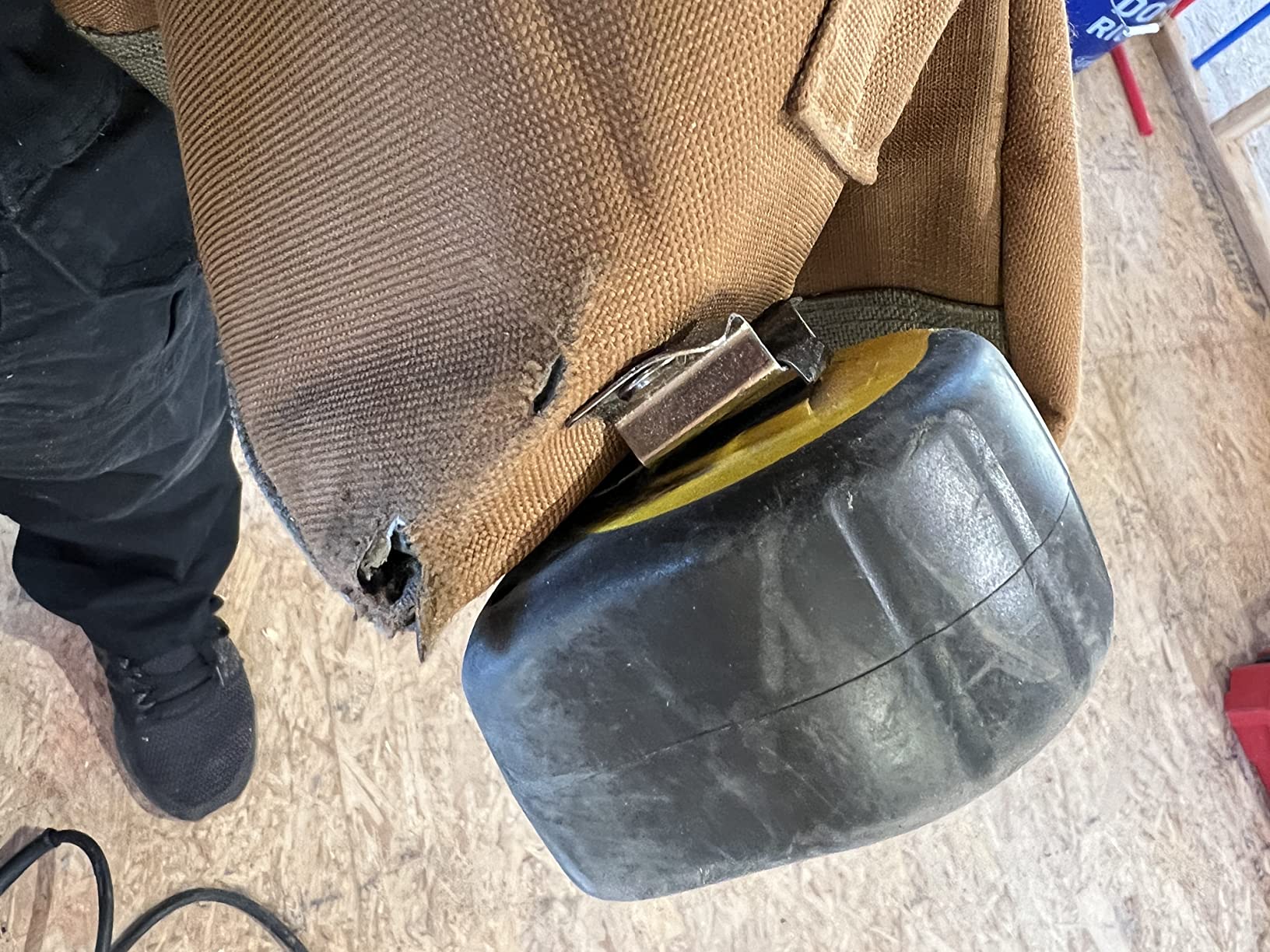 Bucket Boss - AirLift Tool Belt with Suspenders, Original Series (50100) with 12 pockets, Brown, 52 Inch customer photo 1