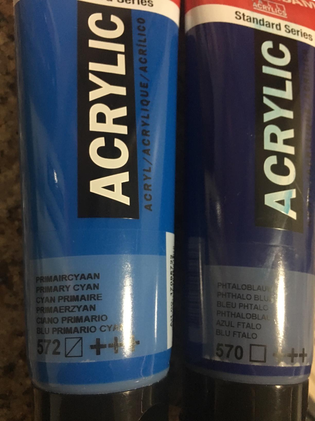 Amsterdam Standard Series acrylics primary set 5x 120 ml customer photo 1