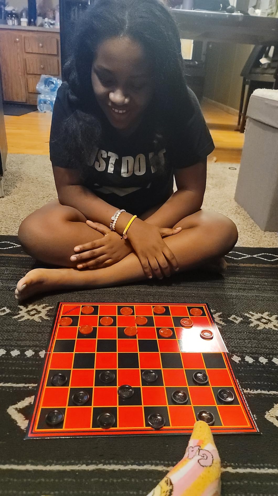 Pressman Checkers -- Classic Game With Folding Board and Interlocking Checkers, 2 Players customer photo 1