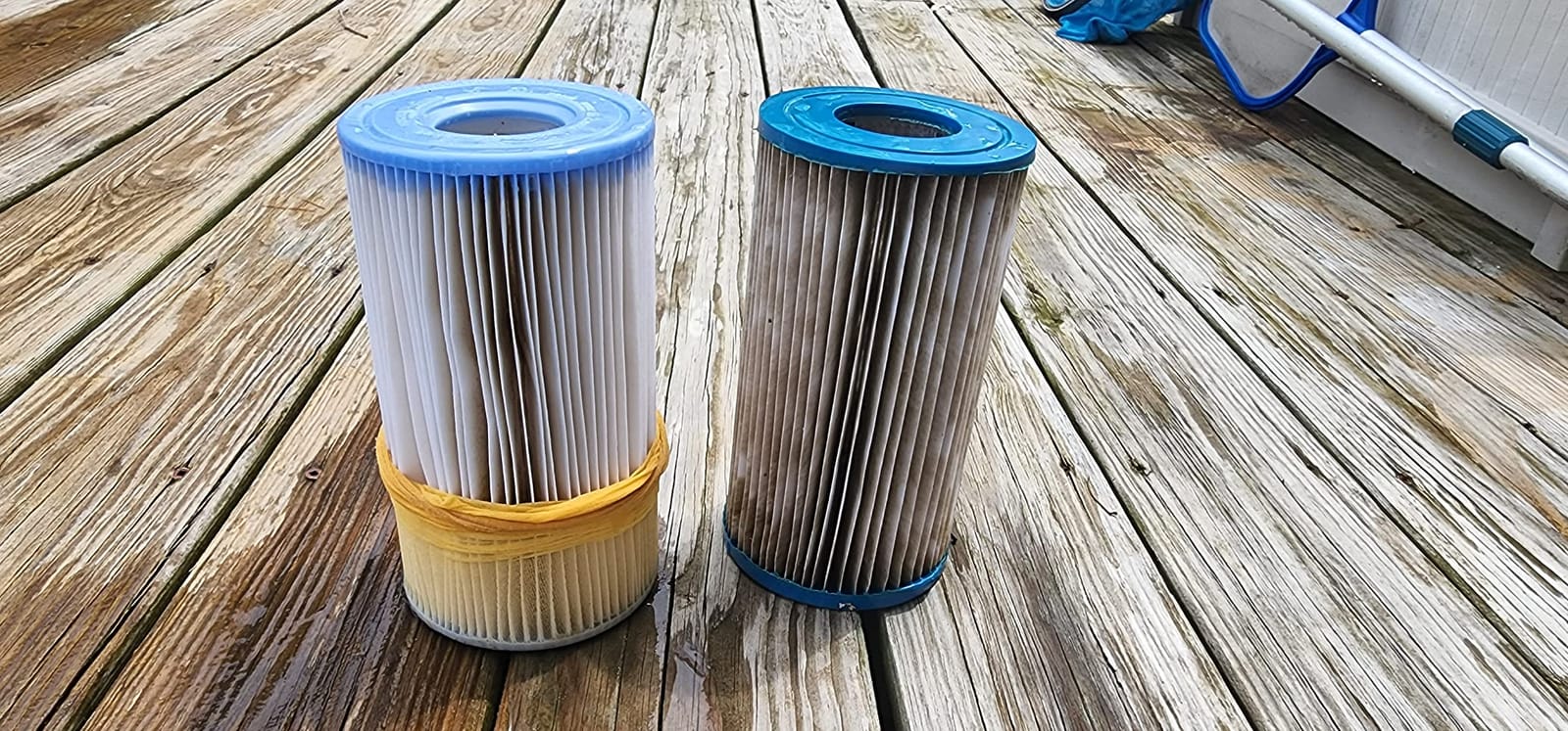 INTEX 29002E Type A Pool Filter Cartridge: for INTEX Filter Pumps - Easy-to-Clean - Dacron Paper - Efficient Filtration - Two Pack customer photo 1