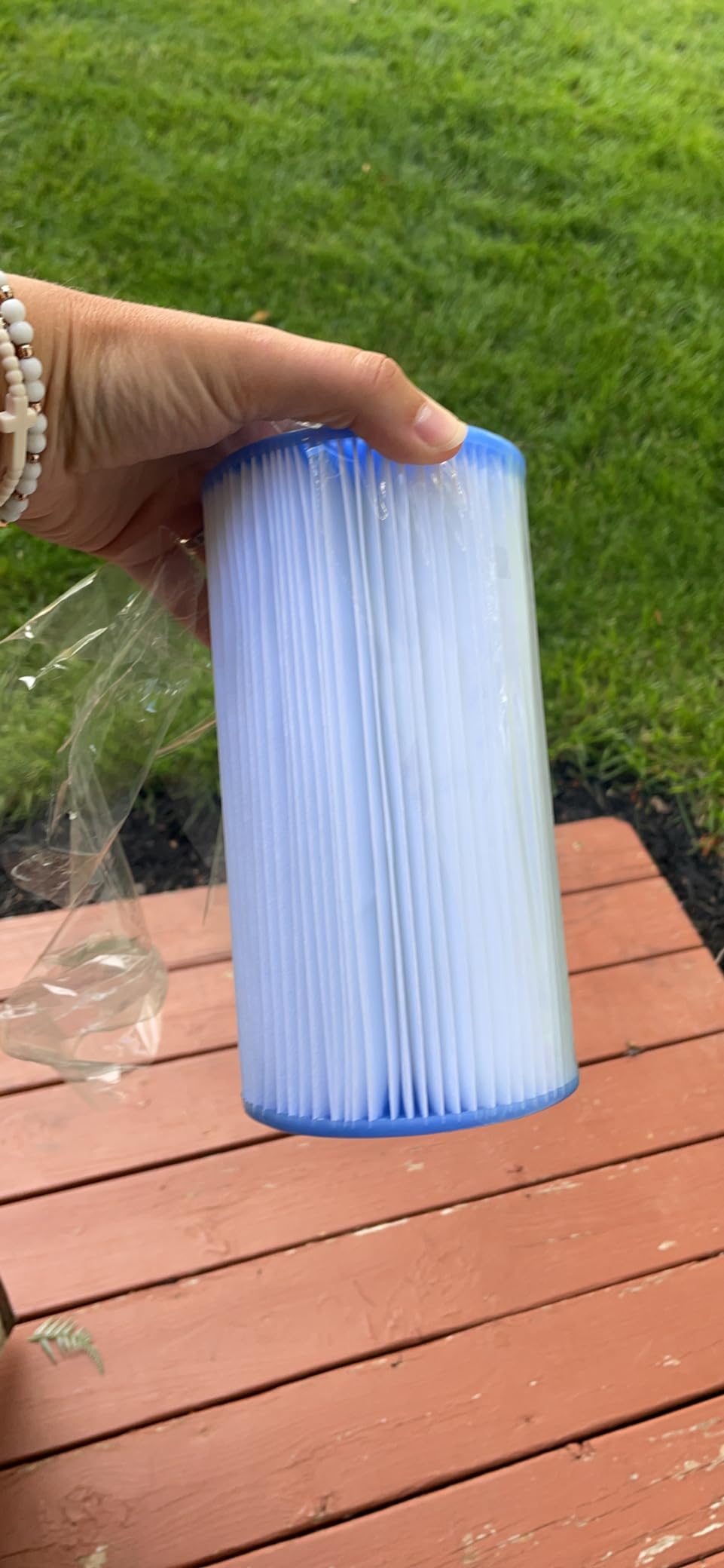 INTEX 29002E Type A Pool Filter Cartridge: for INTEX Filter Pumps - Easy-to-Clean - Dacron Paper - Efficient Filtration - Two Pack customer photo 2